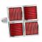 Sheffield Shades of Red Block Cufflinks.JPG